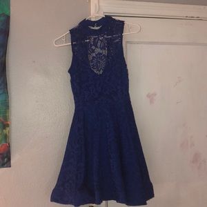 blue fancy dress